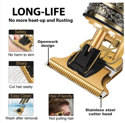 T9 Vintage Hair Trimmer For Men | Professional Hair Trimming Machine