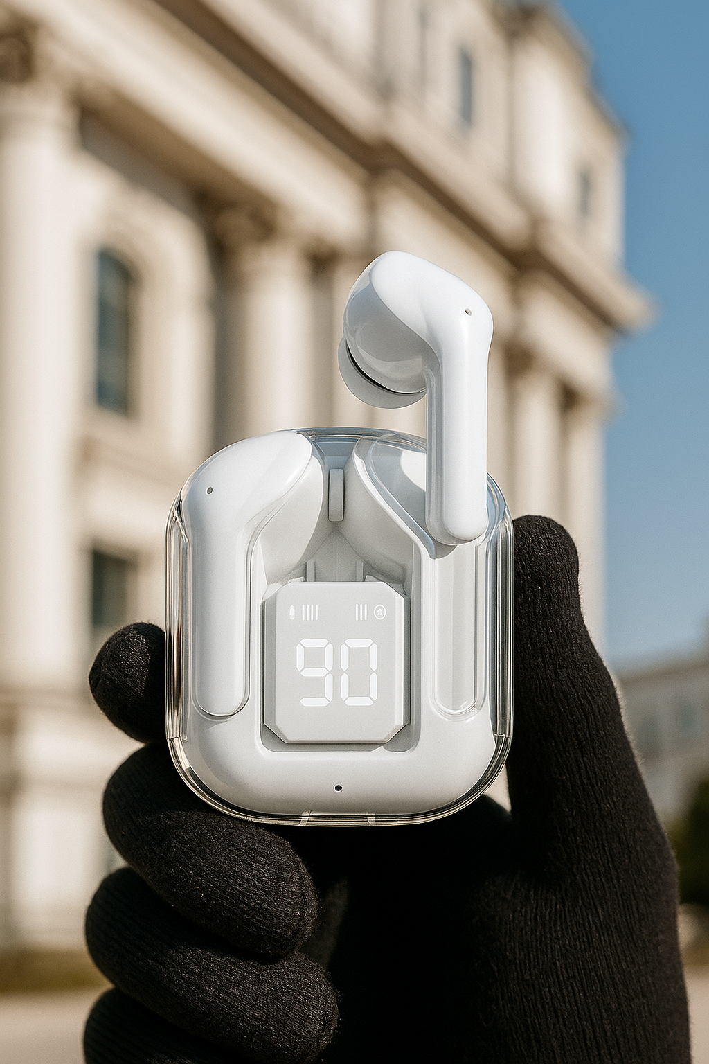 Smart LED Display TWS Wireless Earbuds