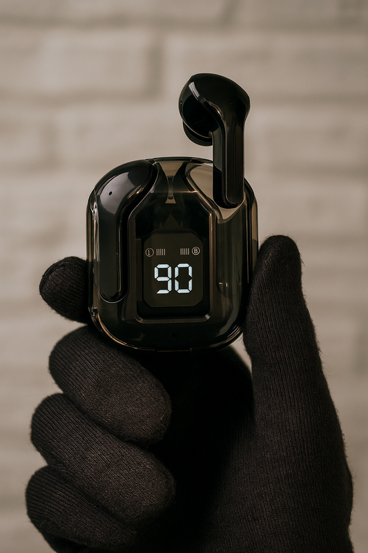 Smart LED Display TWS Wireless Earbuds
