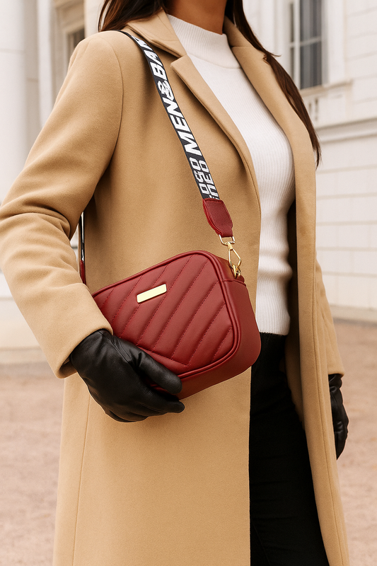 High-Quality Quilted Crossbody Bag – Stylish & Versatile
