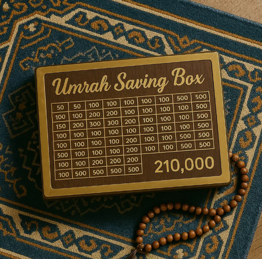 Umrah Saving Box Save- 210,000 For Umrah
