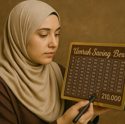 Umrah Saving Box Save- 210,000 For Umrah