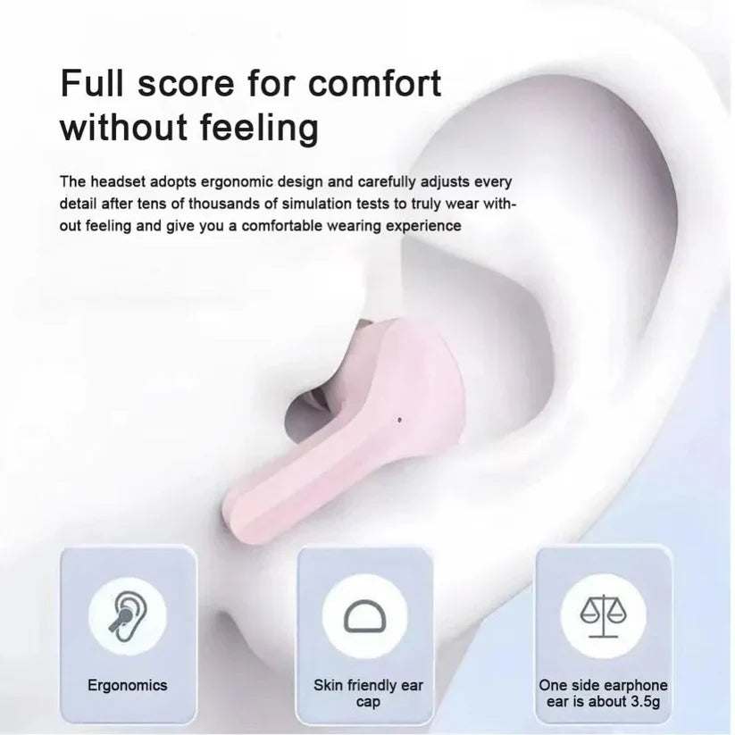 Smart LED Display TWS Wireless Earbuds