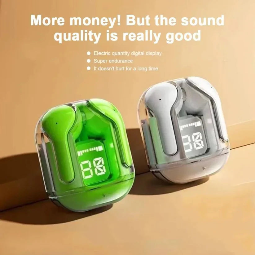 Smart LED Display TWS Wireless Earbuds